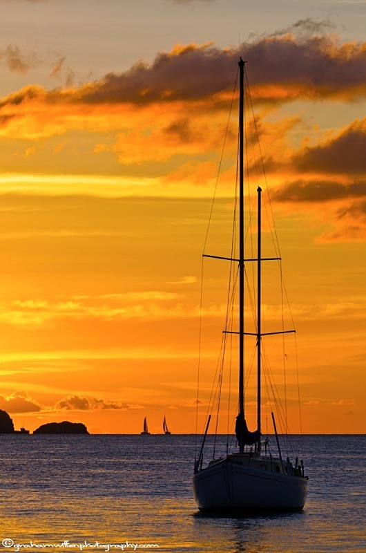 Golden Sunset over Admiralty Bay, Bequia