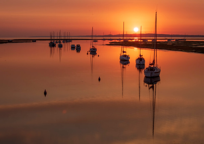 November - Sunrise at Keyhaven - 2022 Calendar