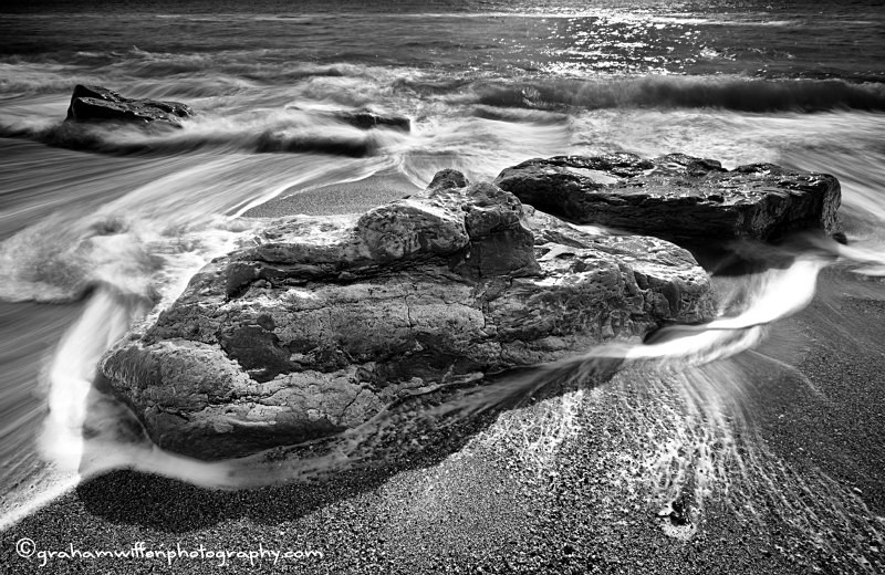 Burton Rocks B?W - Black and White