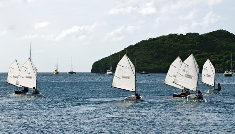 Bequia Youth Sailors, weekly  training session - Bequia Youth Sailors : Weekly training