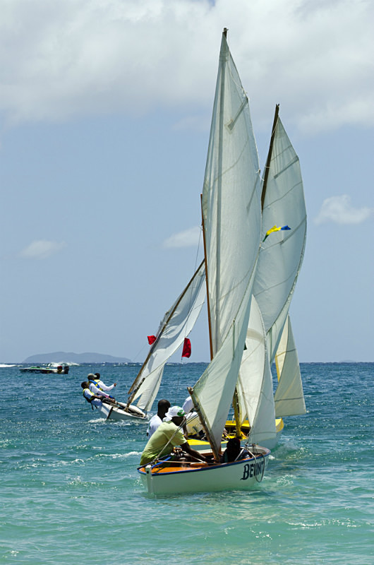Bequia Easter Regatta_Heineken Challenge - Race II - Local Fishing Boa - Sunday - Heineken Challenge - Race 2 - Local Fishing Boats