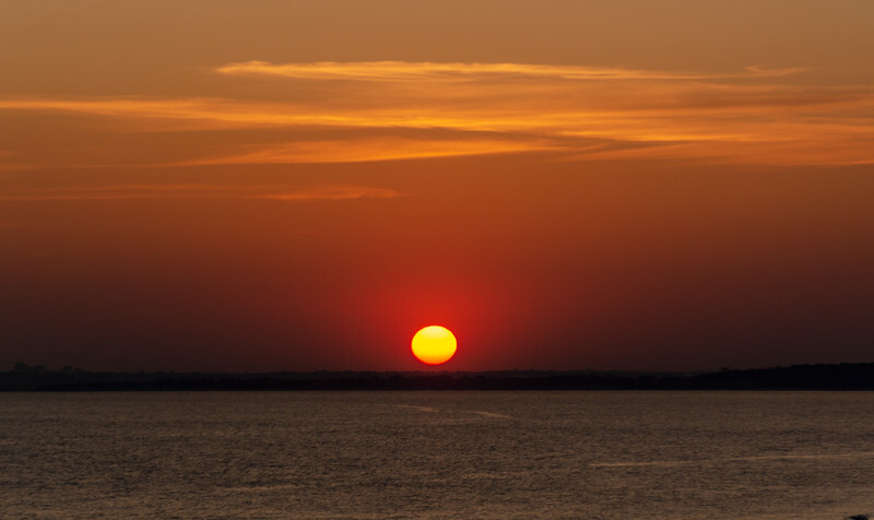 Sunset from Hordle Clifftop - 3 - Lockdown 2020 Favourites