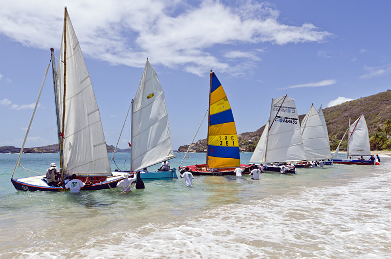 Bequia Easter Regatta_Heineken Challenge - Race II - Local Fishing Boa - Sunday - Heineken Challenge - Race 2 - Local Fishing Boats