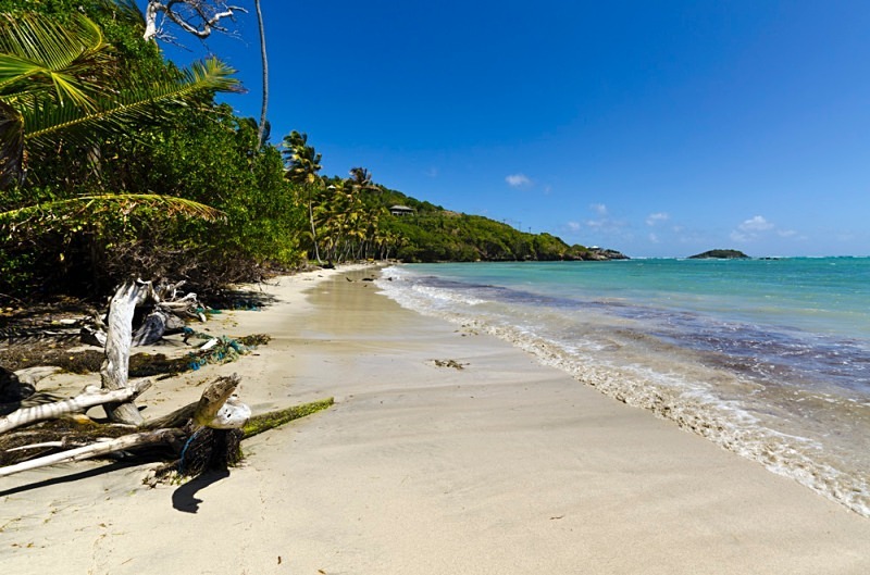 Along the beach at Spring Bay, Bequia