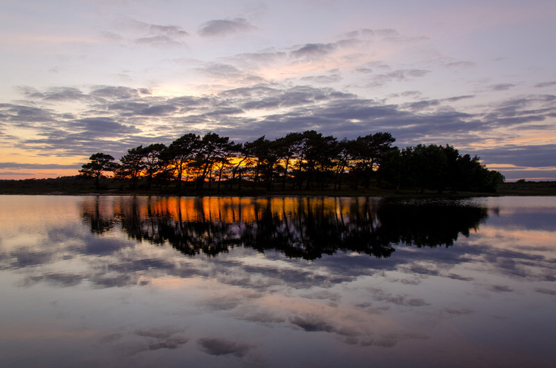 Sunset at Hatchett Pond - 2 - Lockdown 2020 Favourites