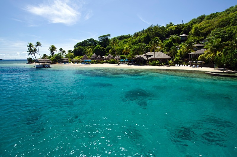 Arriving at Young Island, St Vincent - Bequia Youth Sailors : Young Island Regatta