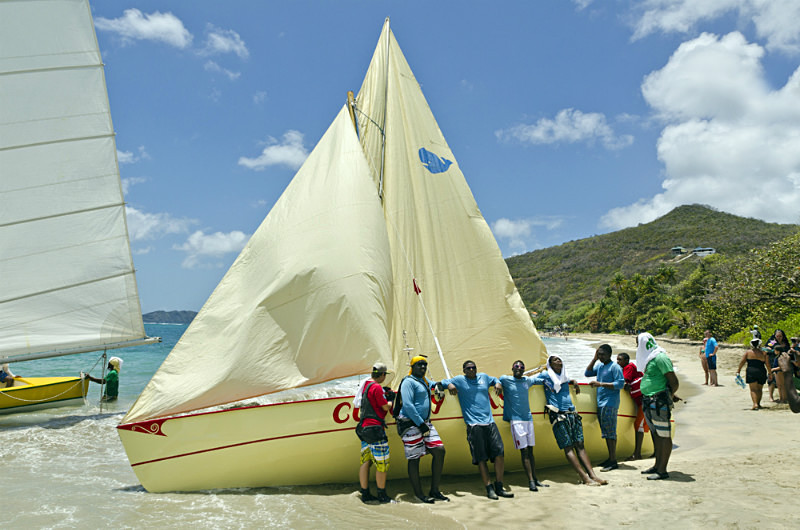 Bequia Easter Regatta_Heineken Challenge - Race II - Local Fishing Boa - Sunday - Heineken Challenge - Race 2 - Local Fishing Boats