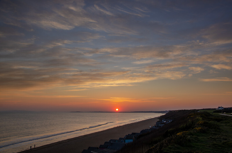 Sunset from Hordle Clifftop - 2 - Lockdown 2020 Favourites