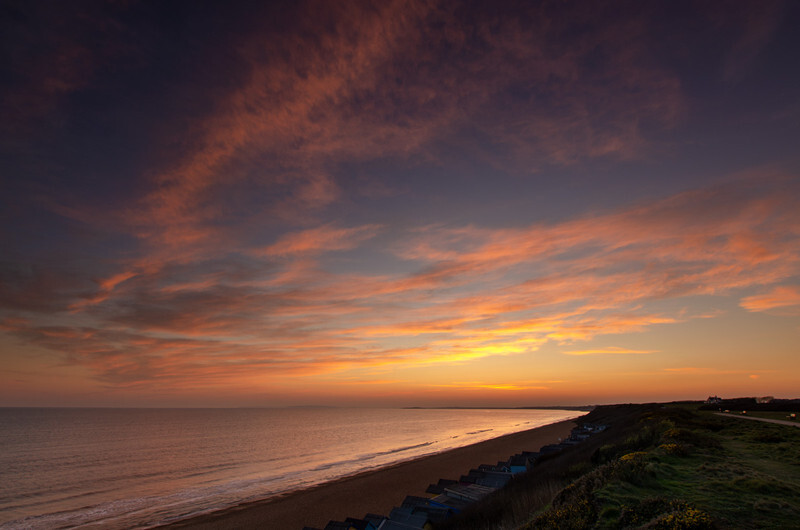 Sunset from Hordle Clifftop - 4 - Lockdown 2020 Favourites
