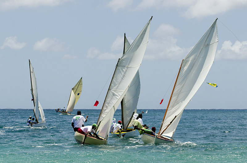 Bequia Easter Regatta_Heineken Challenge - Race II - Local Fishing Boa - Sunday - Heineken Challenge - Race 2 - Local Fishing Boats