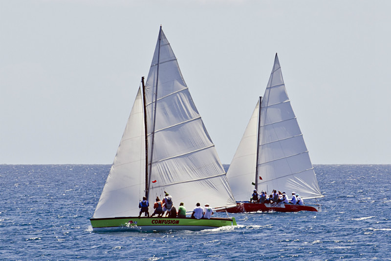 Bequia Easter Regatta_Heineken Challenge - Race II - Local Fishing Boa - Sunday - Heineken Challenge - Race 2 - Local Fishing Boats