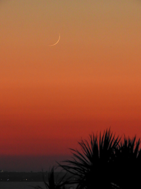 New moon set at sunset - Lockdown 2020 Favourites