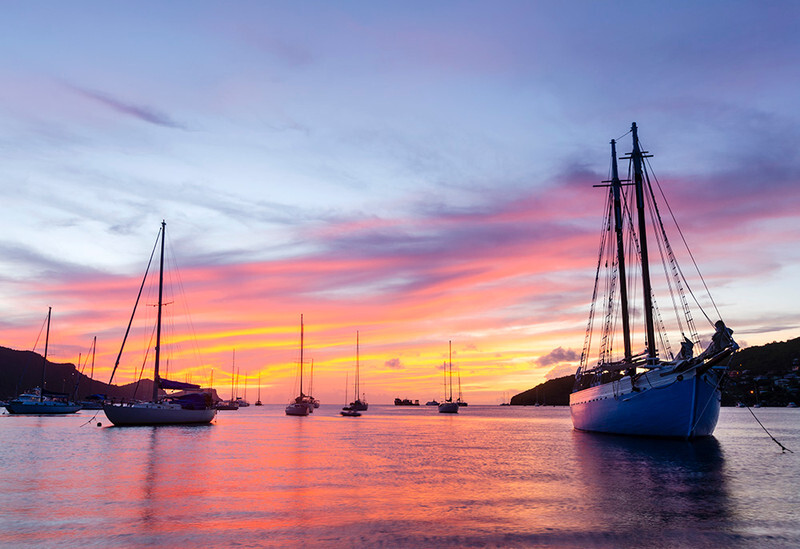 Bequia - Admiralty Bay sunset - Lockdown 2020 Favourites