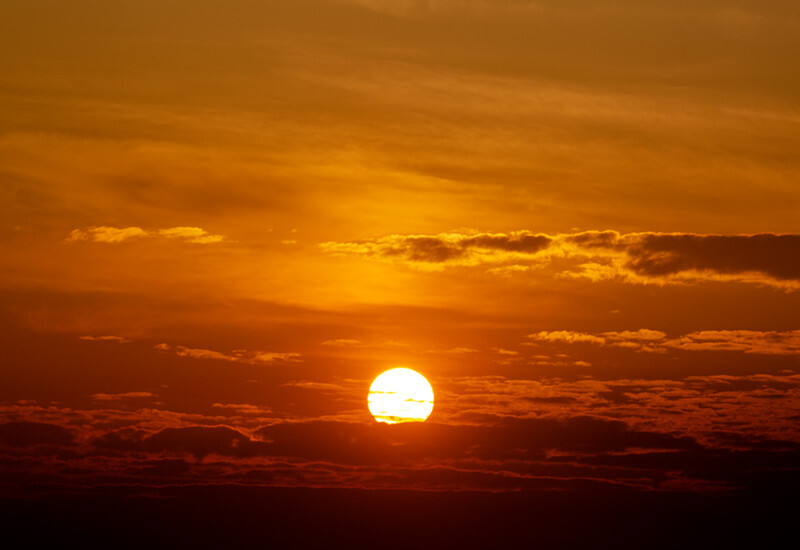Sunset over Hordle Cliff - Lockdown 2020 Favourites