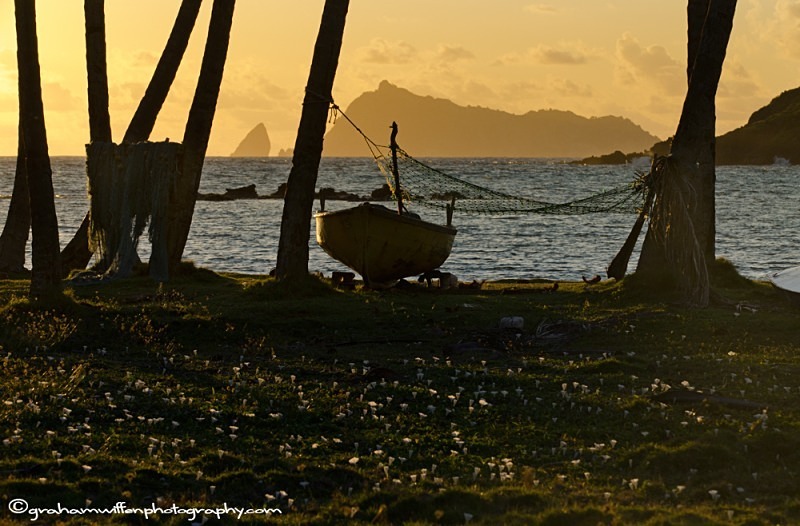 Sunrise over the fishing boats on Spring Bay