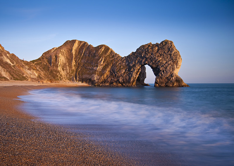 Durdle Door at sunset