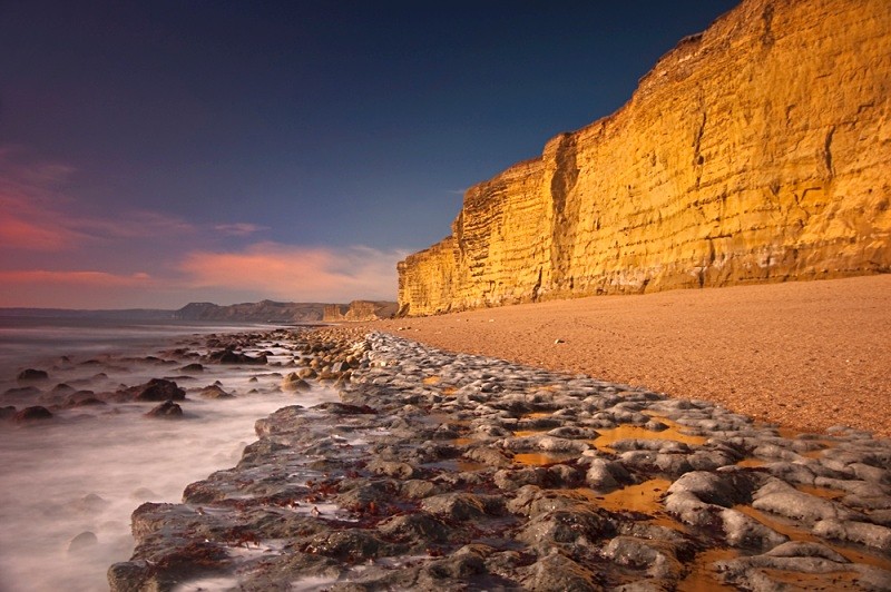 Low tide at Hive Beach