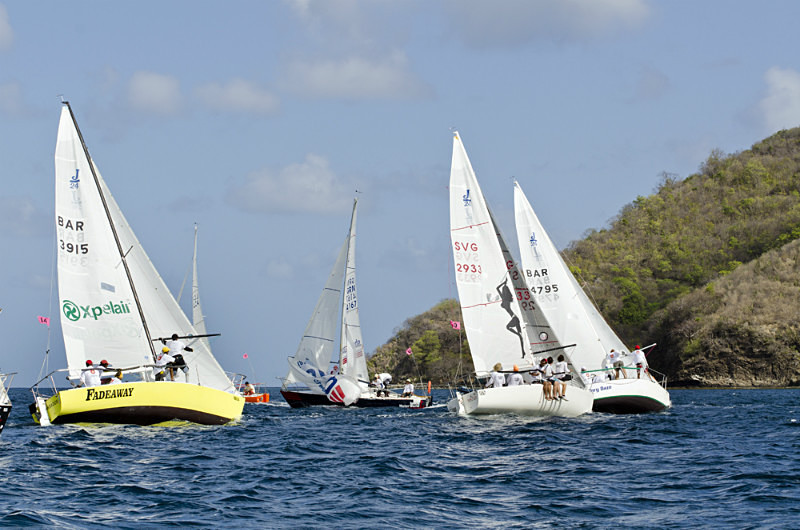 Bequia Easter Regatta_Sat am - Racing Surprise Crusing 1  2_GRW_8496 - Saturday Morning Racing - J24, Surprise, Racing, Crusing 1 & 2