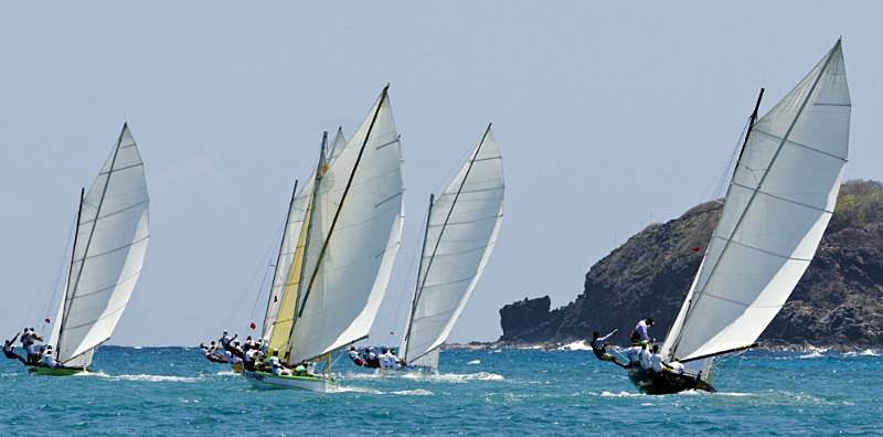 Bequia Easter Regatta_Heineken Challenge - Race II - Local Fishing Boa - Sunday - Heineken Challenge - Race 2 - Local Fishing Boats