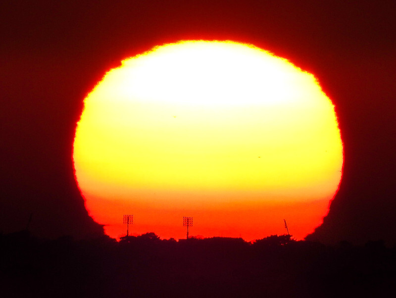 Sunset over Dean Court, Vitality Stadium, Bournemouth - 1 - Lockdown 2020 Favourites
