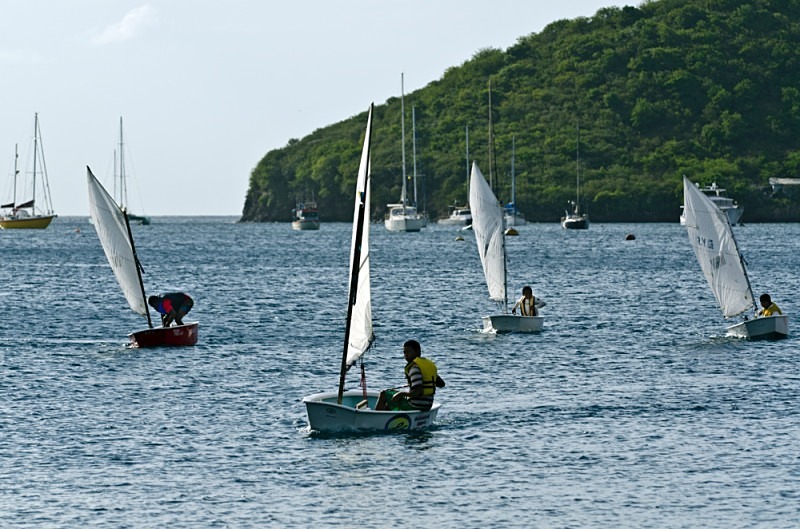 Bequia Youth Sailors, weekly  training session - Bequia Youth Sailors : Weekly training