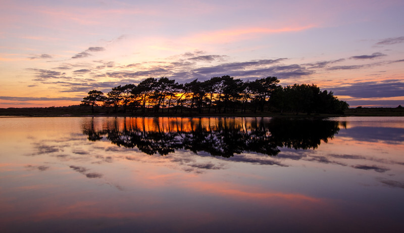 Sunset at Hatchett Pond - 4 - Lockdown 2020 Favourites