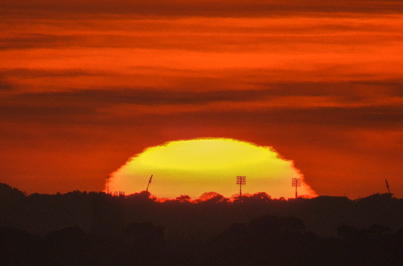 Sunset over Dean Court, Vitality Stadium, Bournemouth - 2 - Lockdown 2020 Favourites