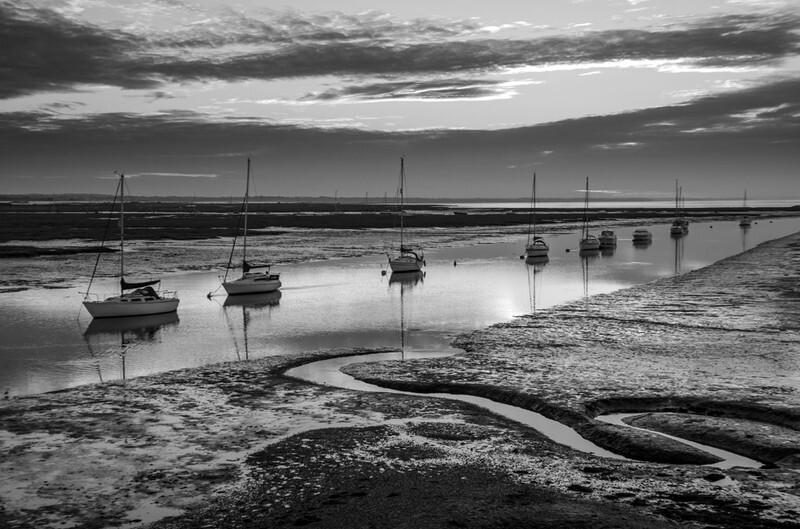 Yachts moored at Keyhaven Lake - Lockdown 2020 Favourites
