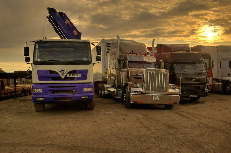 - Photos of our Peterbilt in our yard