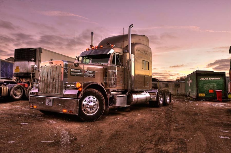  - Photos of our Peterbilt in our yard