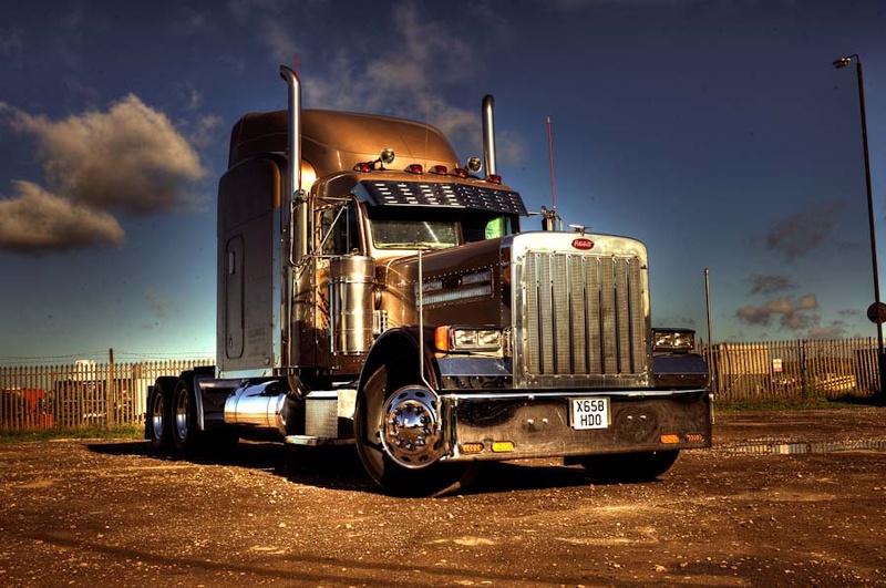  - Photos of our Peterbilt in our yard