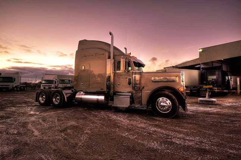  - Photos of our Peterbilt in our yard