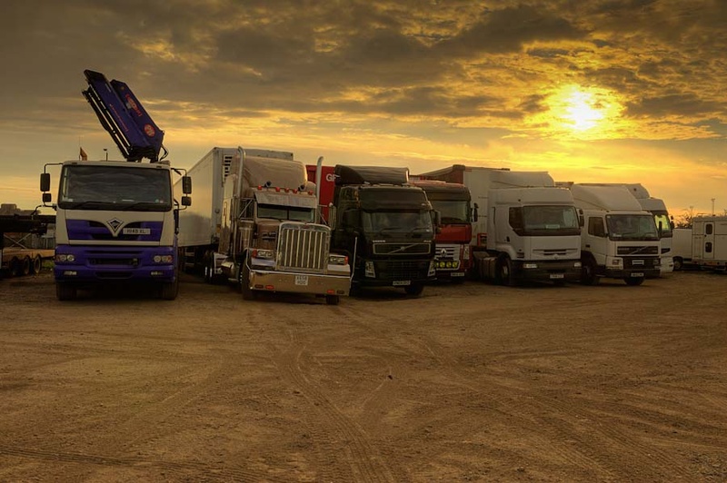  - Photos of our Peterbilt in our yard