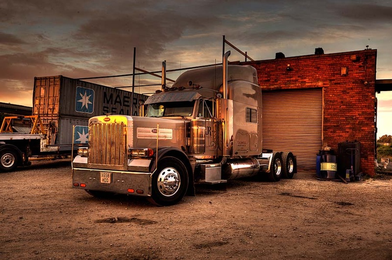  - Photos of our Peterbilt in our yard