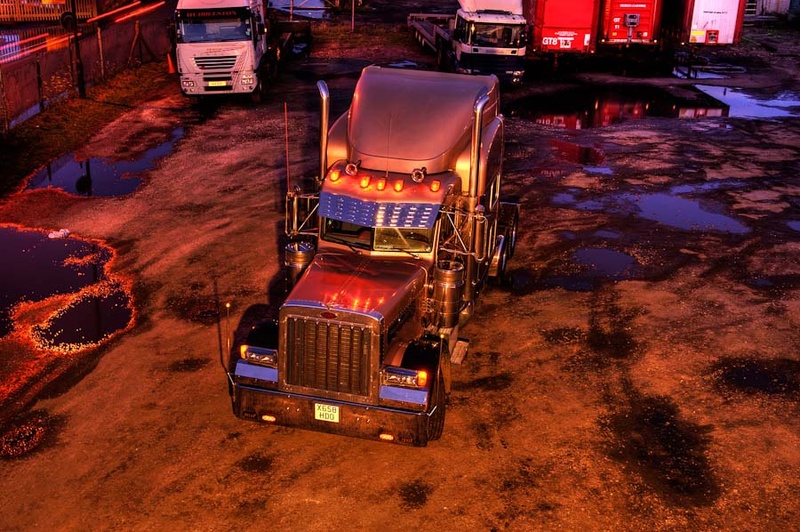  - Photos of our Peterbilt in our yard