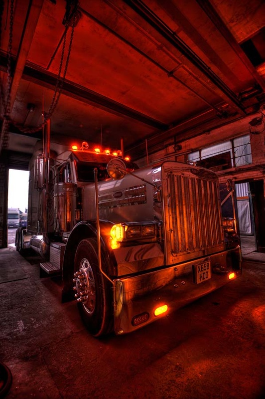  - Photos of our Peterbilt in our yard