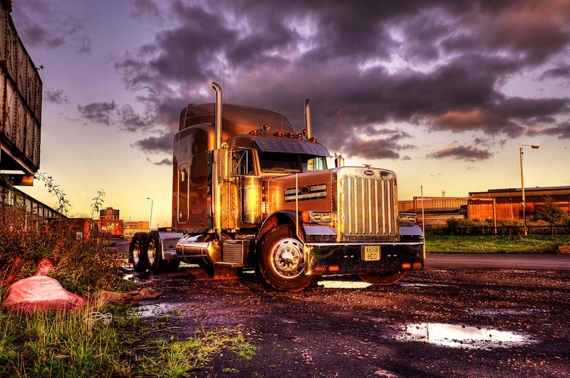  - Photos of our Peterbilt in our yard