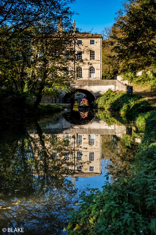 Reflecting Bath, Canal boats and reflections, Anthony Blake Photography Workshop
