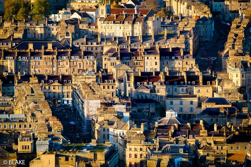 City of Bath, setting sun, Anthony Blake Photography Workshop
