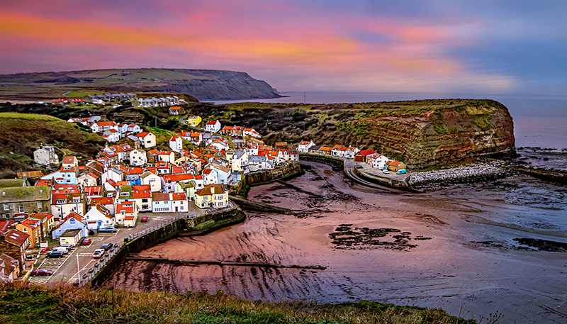 Nightfall over the Village - This is England - Coastal Towns and Villages