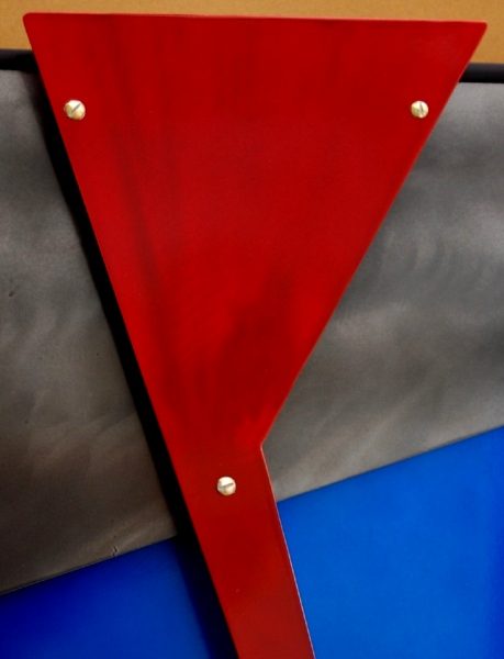 Red Lightning detail - Wall Sculptures