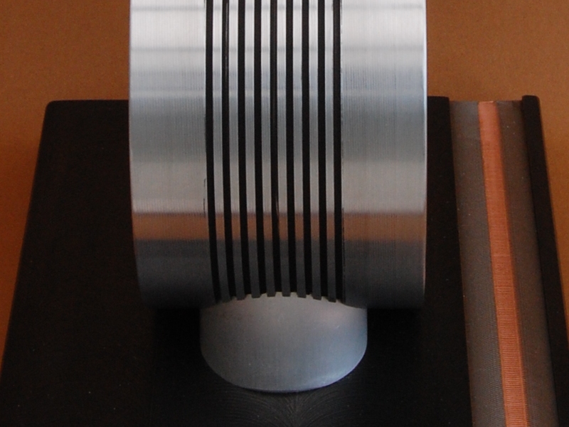 Furled base detail - Pedestal Sculptures