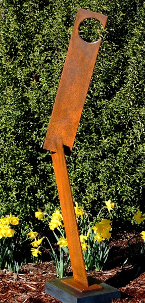 Leaner in Garden - Public Sculptures