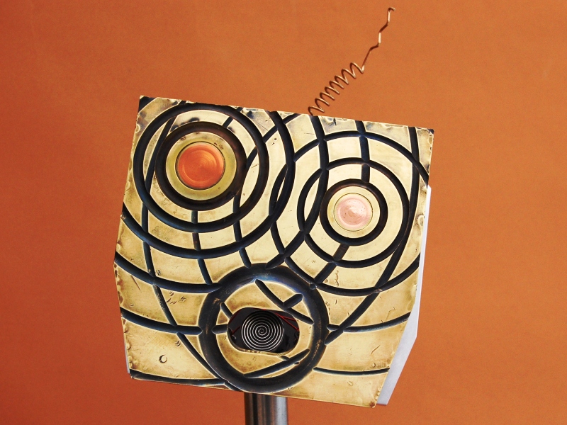 Rewired (face) - Pedestal Sculptures