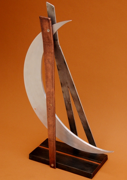 Hanging Moon - Pedestal Sculptures