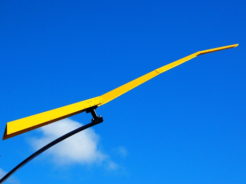 Yellow Lightning vane - Public Sculptures