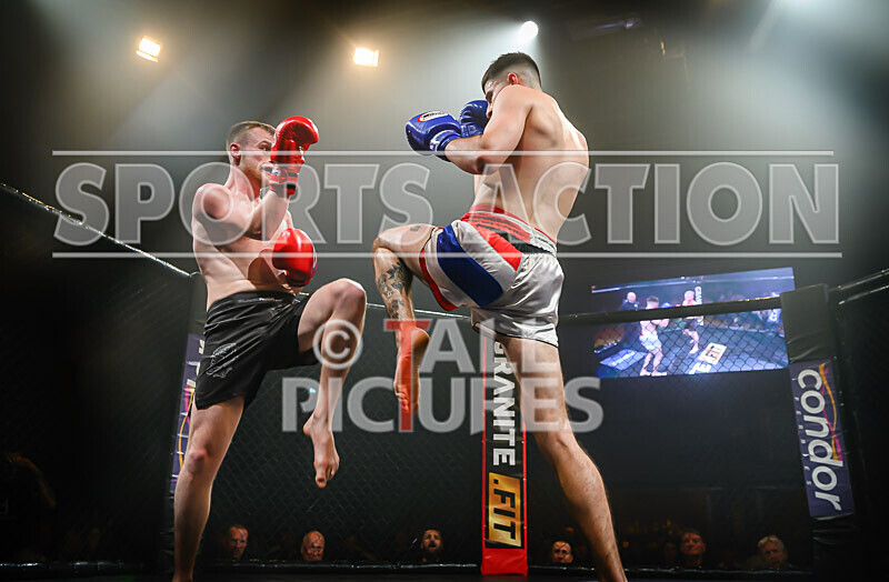 BOUT- 8 Lewis Bentley v Luke OConnor-11 - BOUT 8 - Lewis Bentley v Luke O'Connor