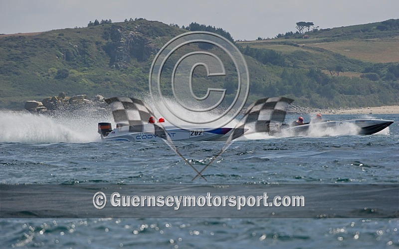 Guernsey Powerboat Racing 23-07-11-4 - ROUND-5 JETHOU COURSE