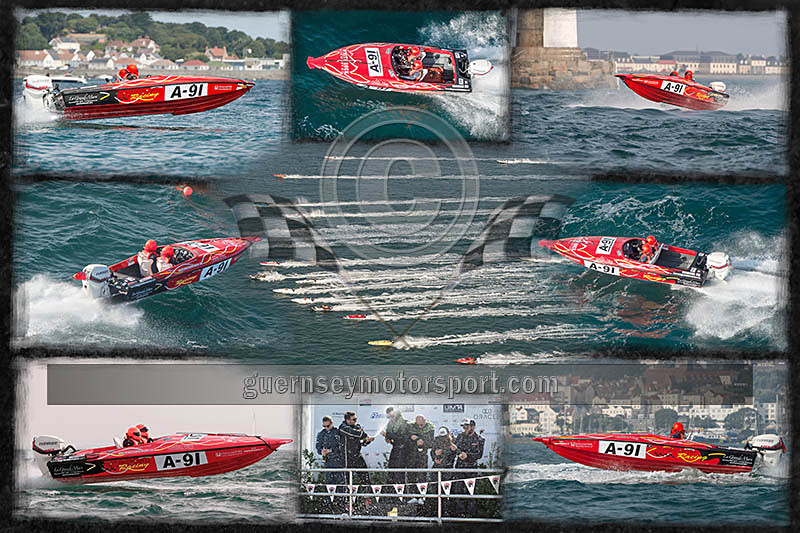 Powerboat-A91_24x16 CANVAS-3 - PHOTO MONTAGES