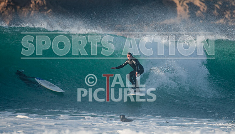 Vazon Surfing_27-02-2021-101 - SURFING AT VAZON BAY GUERNSEY